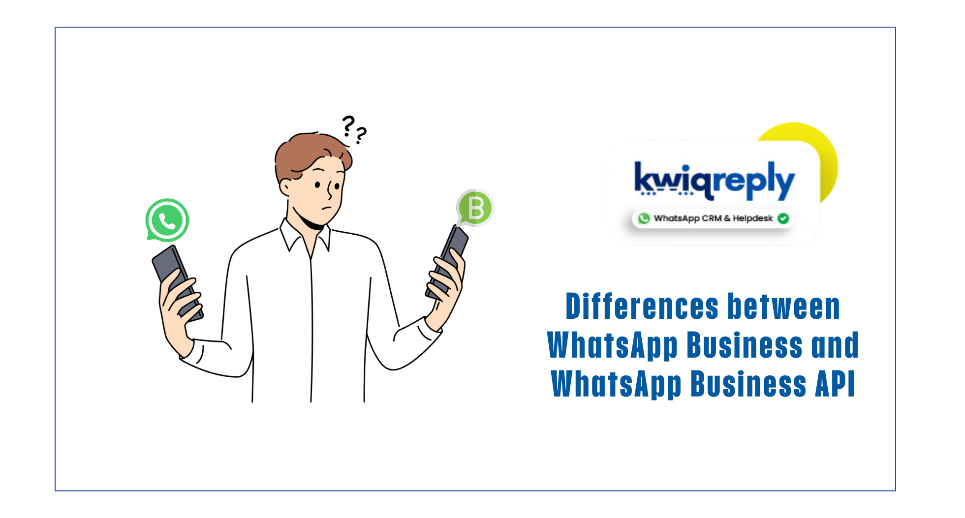 WhatsApp Business and WahtsApp Business API Banner