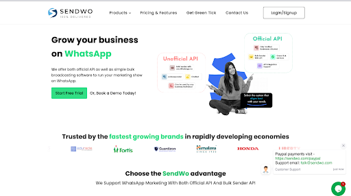 sendwo-website