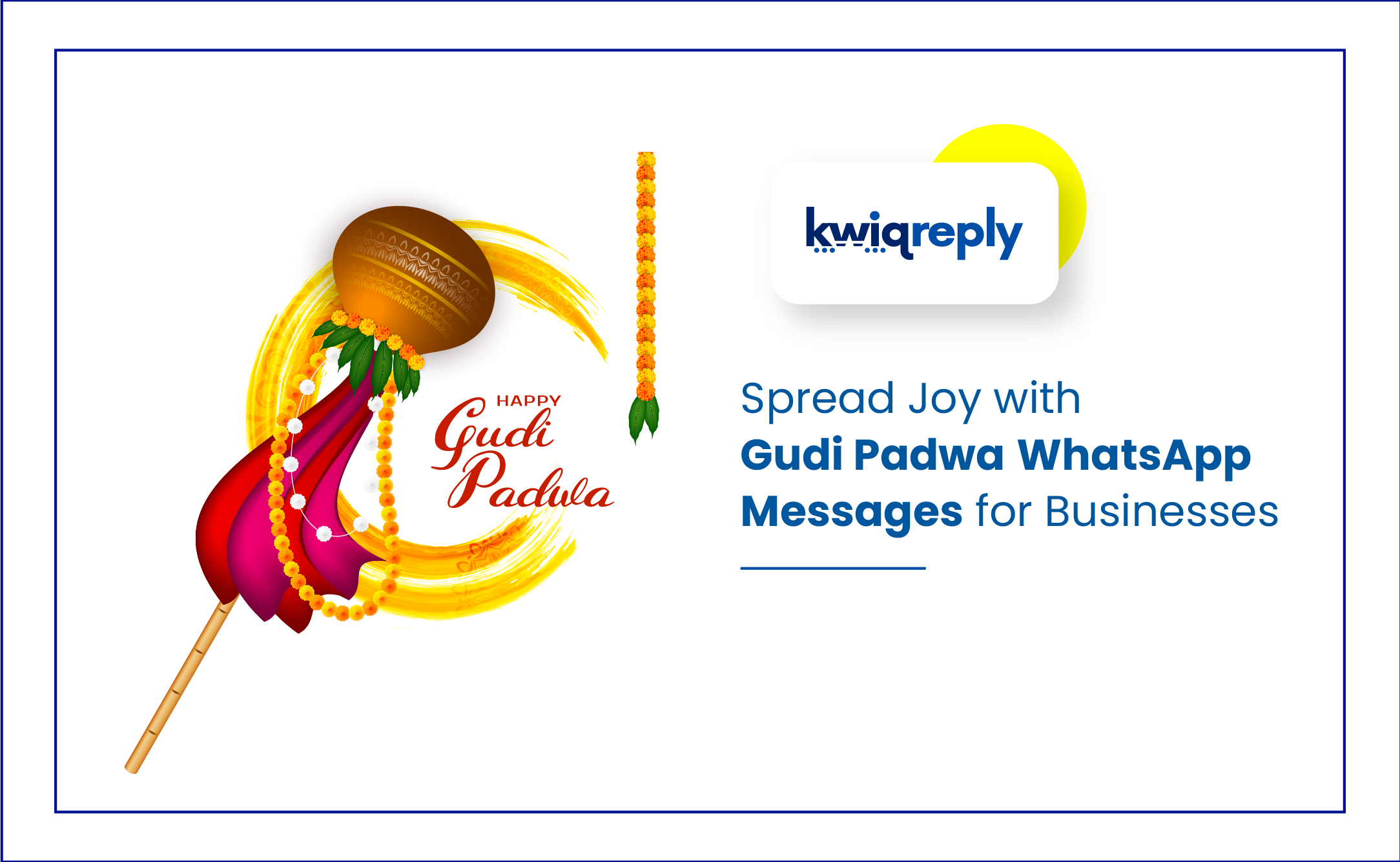 Spread Joy with Gudi Padwa WhatsApp Messages for Businesses