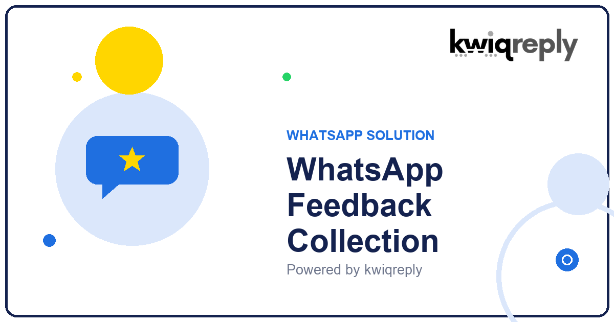 WhatsApp Feedback Collection