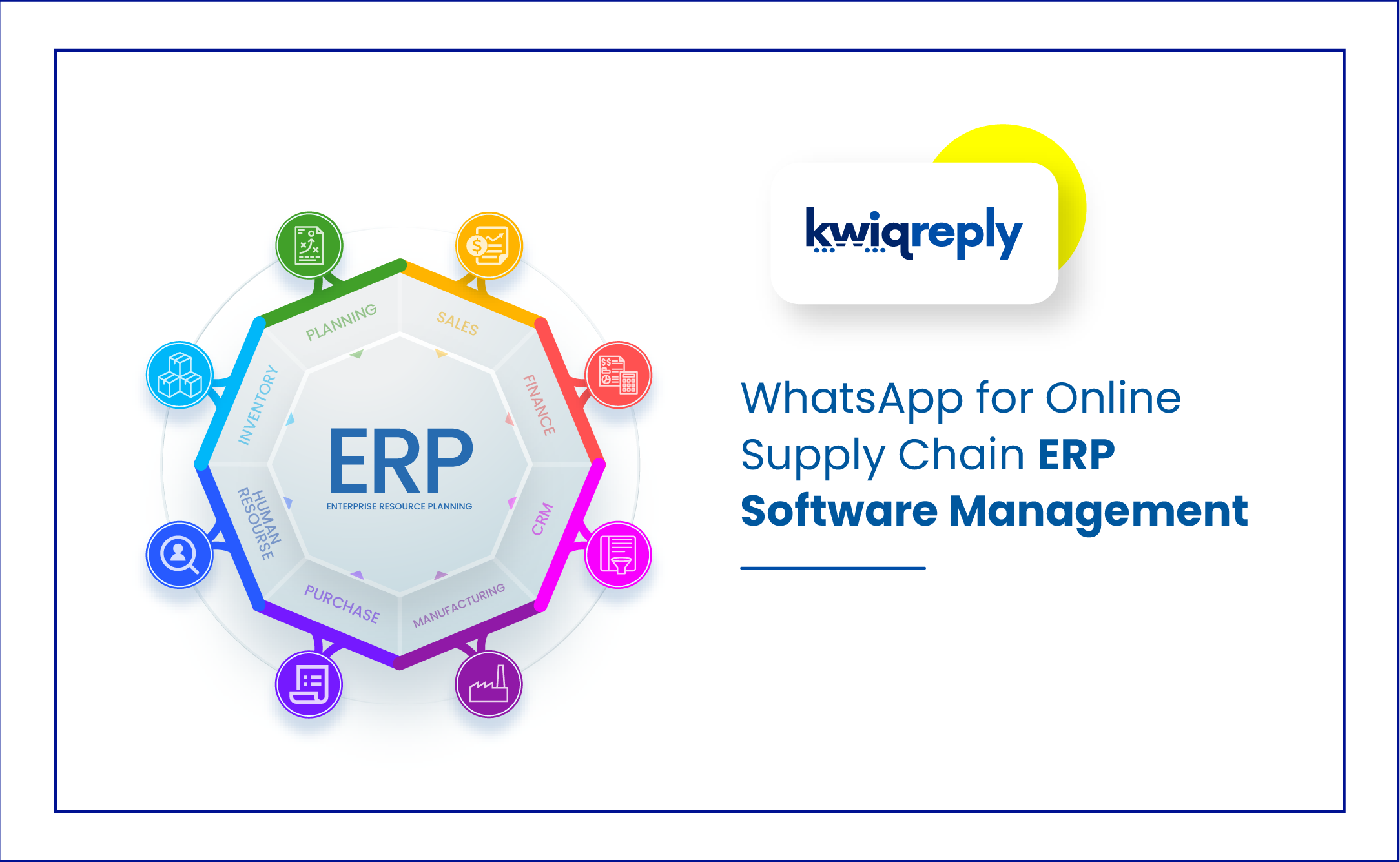 WhatsApp for Online Supply Chain ERP Software Management