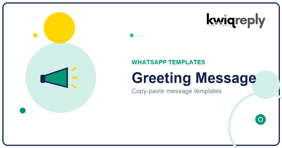 WhatsApp Greeting & Festival Templates (10 Examples)
